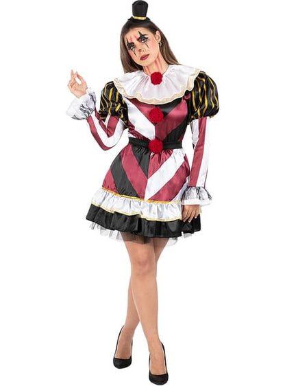 Disfraz de payaso terrorífico sexy Premium para mujer - Funiglobal | Funidelia