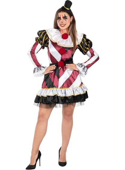 Disfraz de payaso terrorífico sexy Premium para mujer - Funiglobal | Funidelia