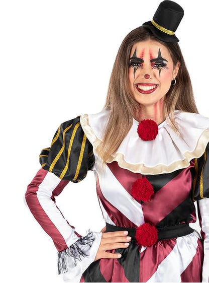 Disfraz de payaso terrorífico sexy Premium para mujer - Funiglobal | Funidelia