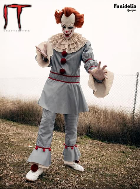 Disfraz de Pennywise con peluca talla grande - IT: Capítulo Dos