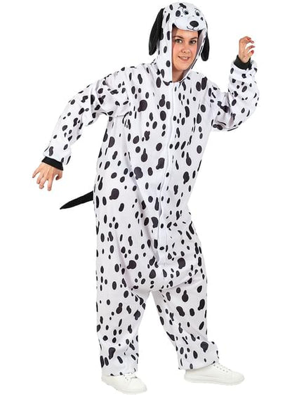 Disfraz de perro dálmata onesie para adulto - Funiglobal | Funidelia