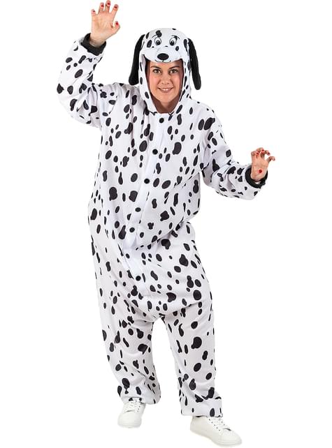 Disfraz de perro dálmata onesie para adulto - Funiglobal | Funidelia