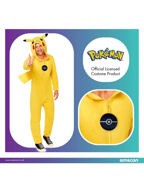 Disfraz de Pikachu para hombre - Pokémon