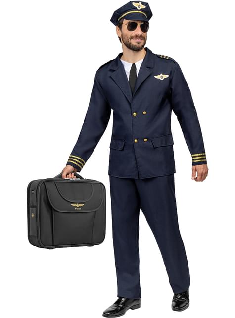 Disfraz de piloto de aviones para hombre - Funiglobal | Funidelia