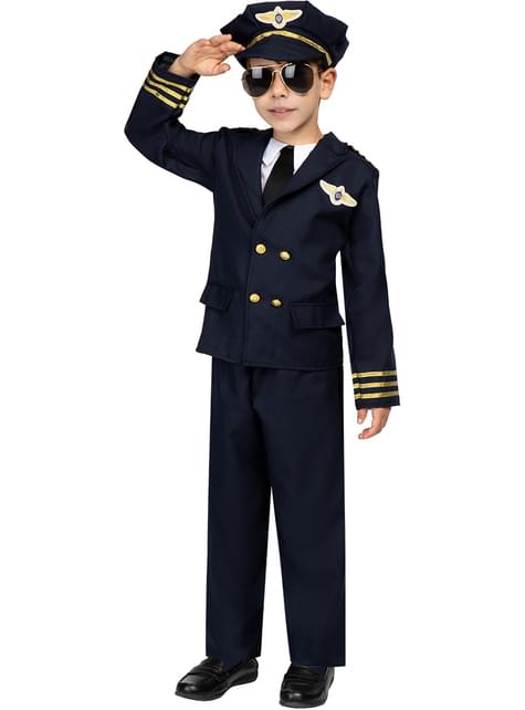 Disfraz de piloto de aviones para niño - Funiglobal | Funidelia