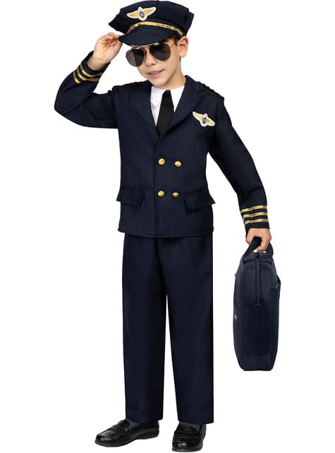 Disfraz de piloto de aviones para niño - Funiglobal | Funidelia