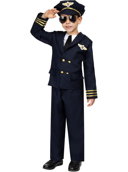 Disfraz de piloto de aviones para niño - Funiglobal | Funidelia