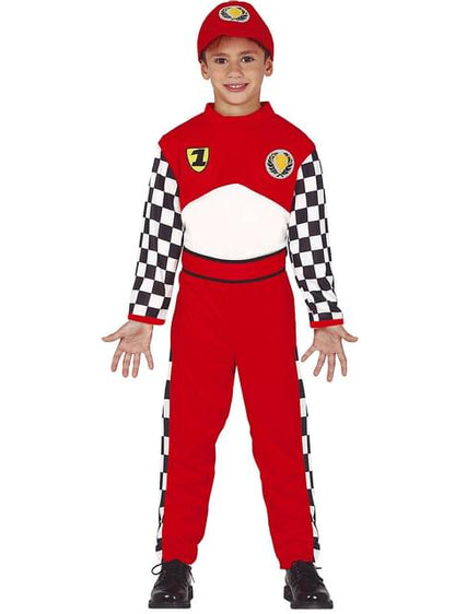 Disfraz de piloto de Formula 1 para niño - Guirca | Funidelia