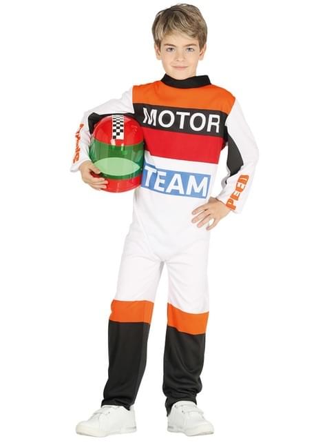 Disfraz de piloto de motociclismo infantil - Guirca | Funidelia