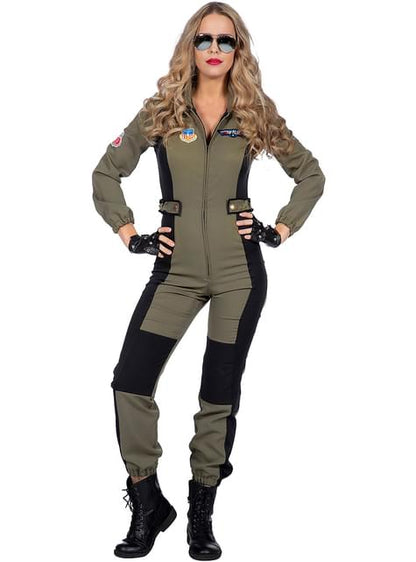 Disfraz de piloto para mujer - Wilbers | Funidelia