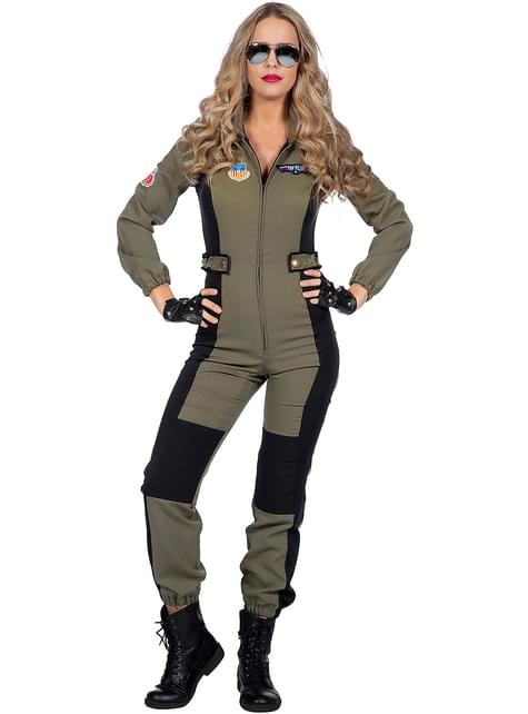 Disfraz de piloto para mujer - Wilbers | Funidelia