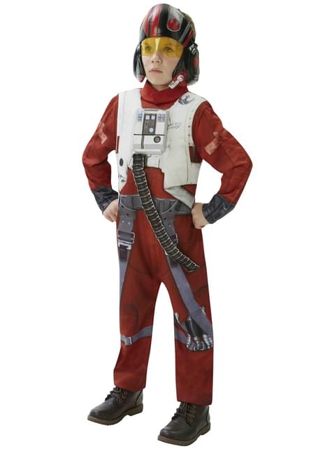 Disfraz de Piloto X-Wing Star Wars Episodio 7 deluxe para niño - Rubies UK | Funidelia
