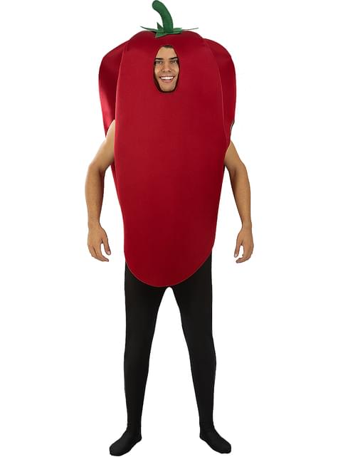 Disfraz de Pimiento Rojo para adulto - Funiglobal | Funidelia