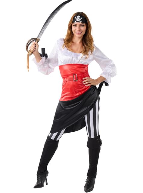 Disfraz de pirata aventurera para mujer - Funiglobal | Funidelia