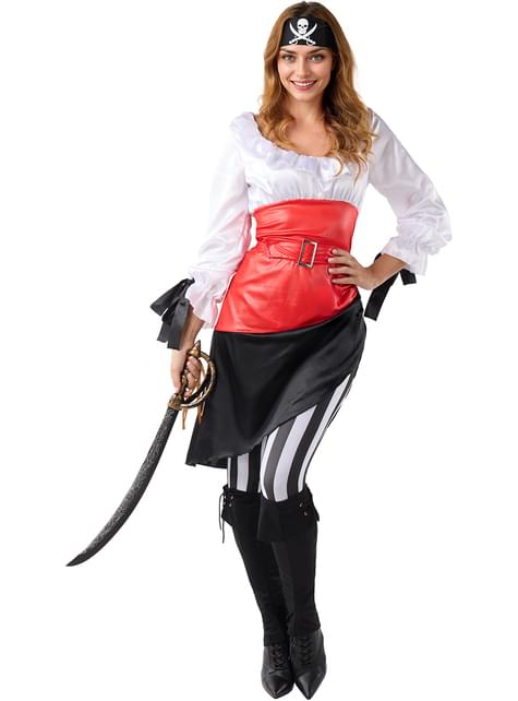Disfraz de pirata aventurera para mujer - Funiglobal | Funidelia