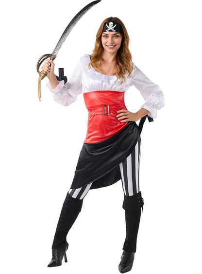 Disfraz de pirata aventurera para mujer - Funiglobal | Funidelia