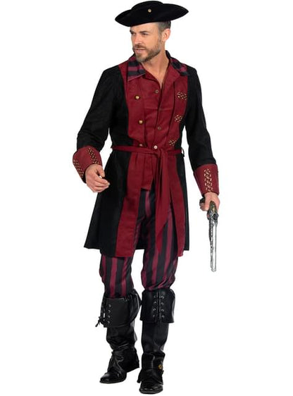 Disfraz de pirata Burgundy para hombre - Wilbers | Funidelia