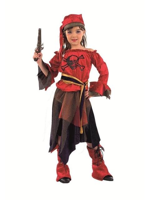 Disfraz de pirata corsaria niña