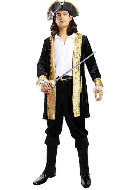 Disfraz de pirata deluxe para hombre - Colección colonial - Funiglobal | Funidelia