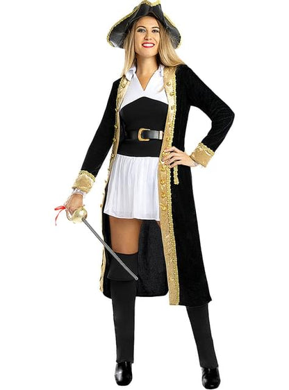 Disfraz de pirata deluxe para mujer - Colección colonial - Funiglobal | Funidelia
