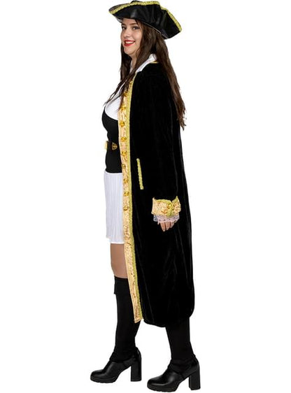 Disfraz de pirata deluxe para mujer talla grande - Colección colonial - Funiglobal | Funidelia