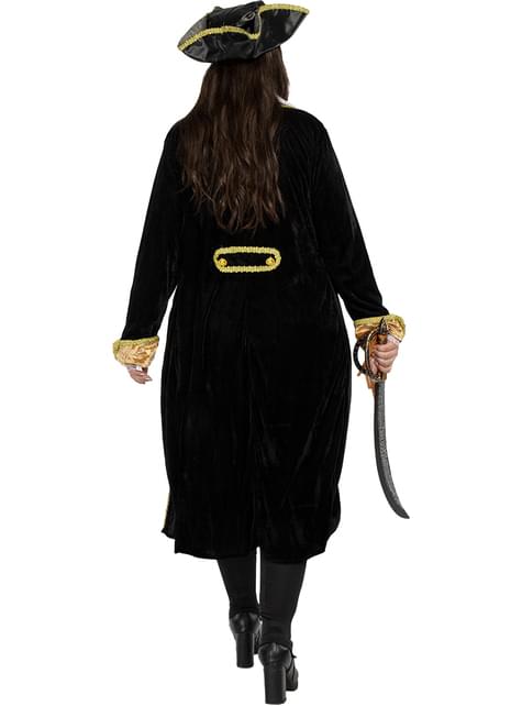 Disfraz de pirata deluxe para mujer talla grande - Colección colonial - Funiglobal | Funidelia