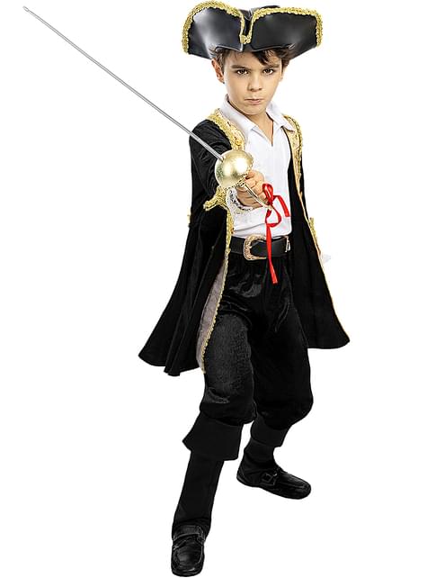 Disfraz de pirata deluxe para niño- Colección colonial - Funiglobal | Funidelia