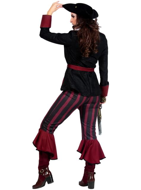 Disfraz de pirata Lady Burgundy para mujer - Wilbers | Funidelia