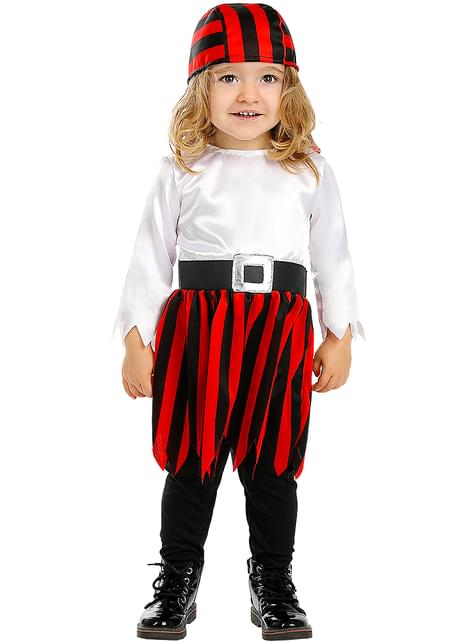 Disfraz de pirata para bebé niña - Colección bucanero - Funiglobal | Funidelia