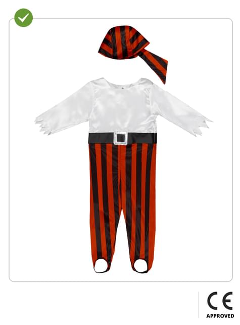 Disfraz de pirata para bebé niño - Colección bucanero - Funiglobal | Funidelia