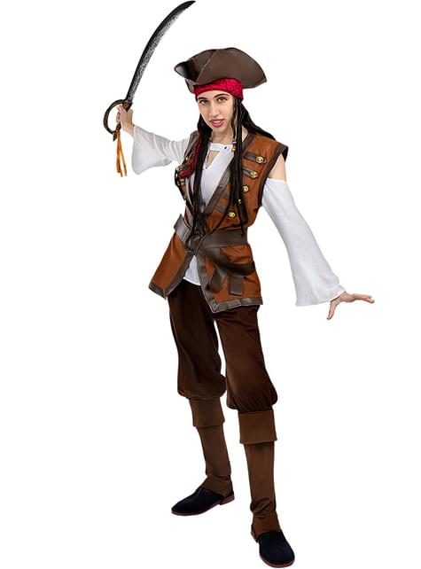 Disfraz de pirata para mujer- Colección Caribe - Funiglobal | Funidelia