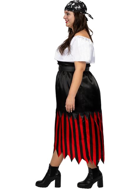 Disfraz de pirata para mujer talla grande - Colección bucanero - Funiglobal | Funidelia