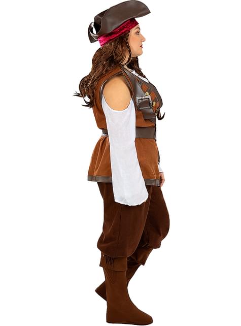 Disfraz de pirata para mujer talla grande - Colección Caribe - Funiglobal | Funidelia
