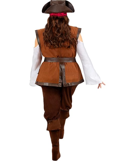 Disfraz de pirata para mujer talla grande - Colección Caribe - Funiglobal | Funidelia