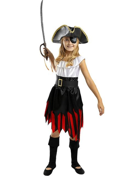 Disfraz de pirata para niña - Colección bucanero - Funiglobal | Funidelia