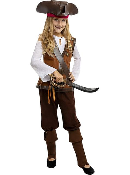 Disfraz de pirata para niña - Colección Caribe - Funiglobal | Funidelia