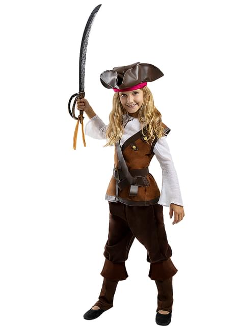 Disfraz de pirata para niña - Colección Caribe - Funiglobal | Funidelia