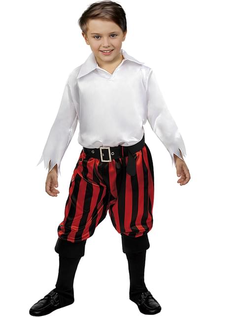 Disfraz de pirata para niño con accesorios - Colección bucanero - Funiglobal | Funidelia