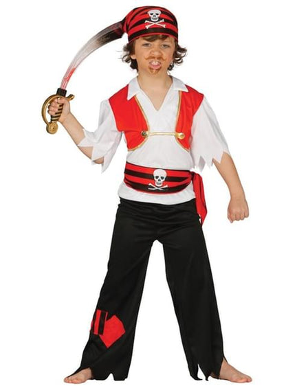 Disfraz de pirata salvaje para niño - Guirca | Funidelia