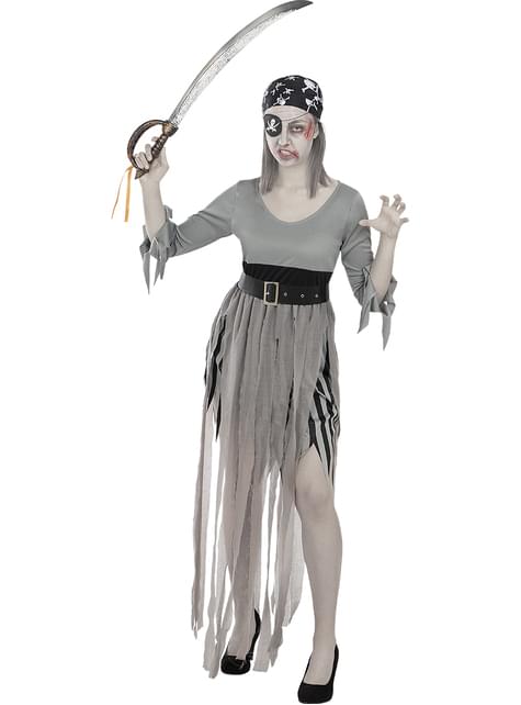 Disfraz de pirata zombie para mujer - Funiglobal | Funidelia