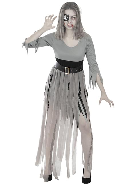 Disfraz de pirata zombie para mujer - Funiglobal | Funidelia