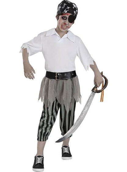 Disfraz de pirata zombie para niño - Funiglobal | Funidelia