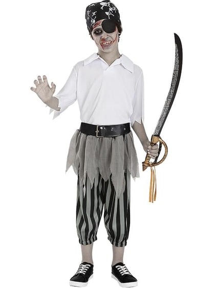 Disfraz de pirata zombie para niño - Funiglobal | Funidelia