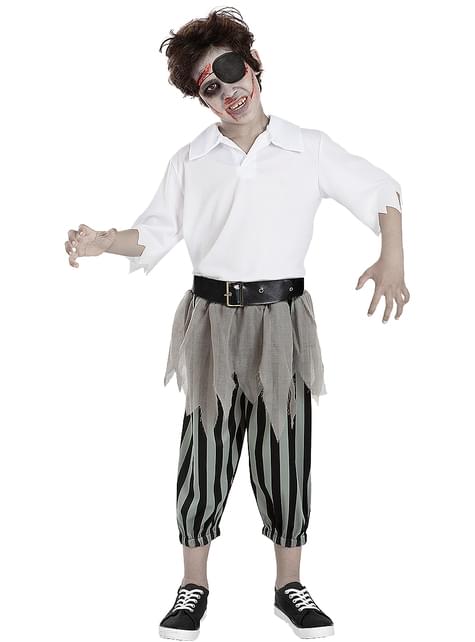 Disfraz de pirata zombie para niño - Funiglobal | Funidelia