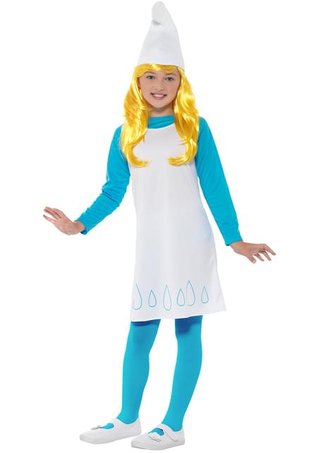 Disfraz de Pitufina para niña - Funiglobal | Funidelia