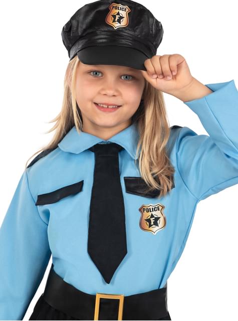 Disfraz de policía azul para niña - Funiglobal | Funidelia