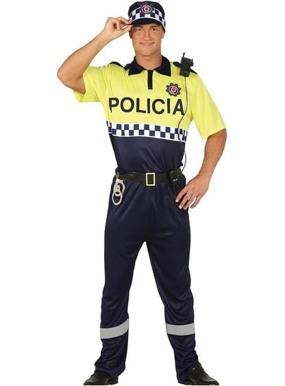 Disfraz de policía local para adulto - Guirca | Funidelia