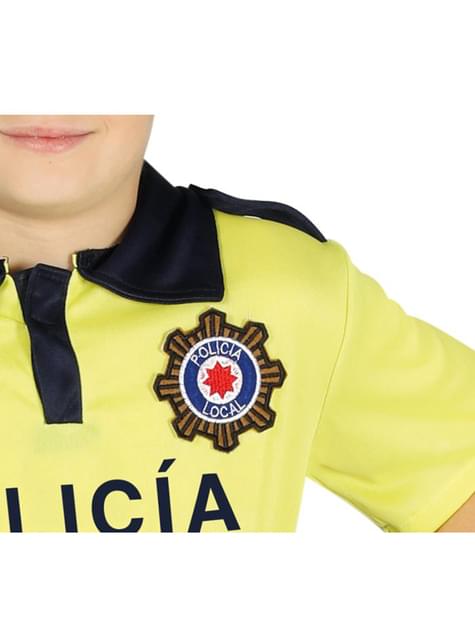 Disfraz de policía local para niño - Guirca | Funidelia