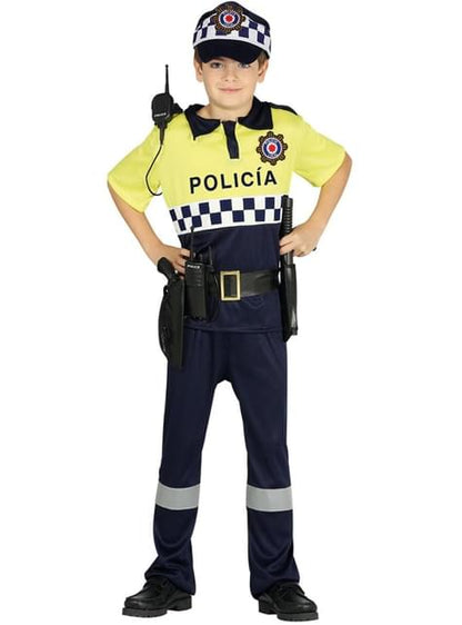 Disfraz de policía local para niño - Guirca | Funidelia