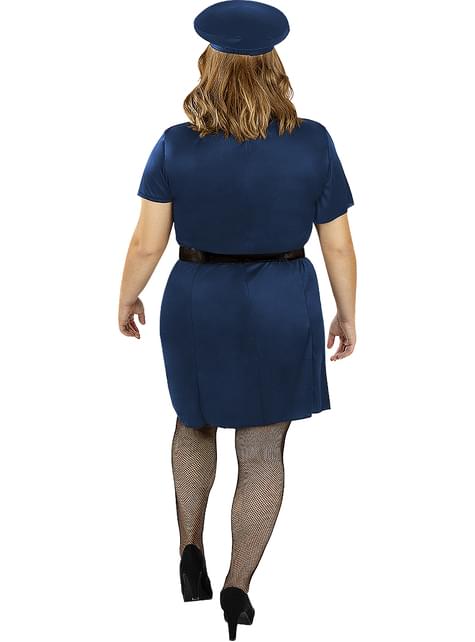 Disfraz de policía para mujer talla grande - Funiglobal | Funidelia